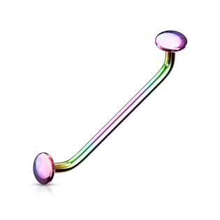 PJ0006-GD Snake Eyes piercing do jazyka 1,2 x 16 mm