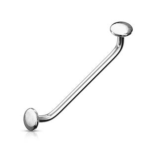 PJ0006-GD Snake Eyes piercing do jazyka 1,2 x 16 mm