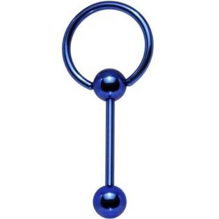 PJ01007-K-16 Piercing do jazyka s kruhem