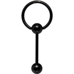 PJ01007-K-16 Piercing do jazyka s kruhem