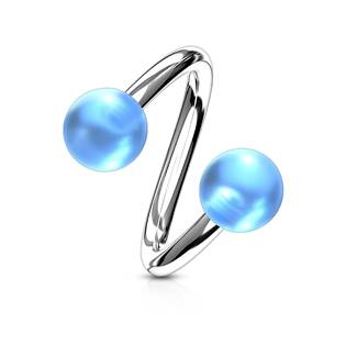 SP01031-G Piercing spirála s a kuličkami