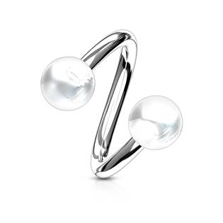 SP01031-O Piercing spirála s a kuličkami