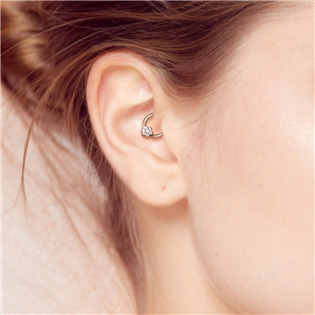 TIT1118-GD Segment kruh - septum piercing TITAN
