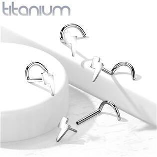 TIT1181 PUSH IN piercing do nosu TITAN, 0,8 x 6 mm