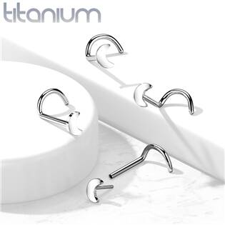 TIT1182 PUSH IN piercing do nosu TITAN, 0,8 x 6 mm