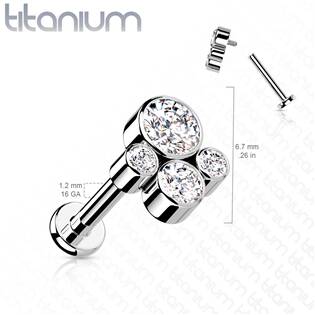 TIT1188C-1208 Piercing do brady / ucha TITAN