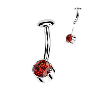 TIT1229-A PUSH IN piercingu do pupíku TITAN