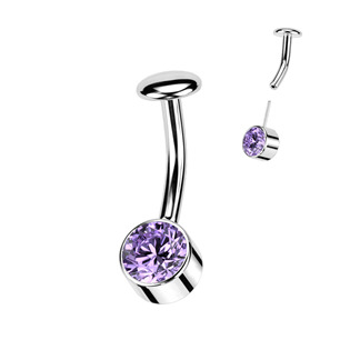 TIT1229-Q PUSH IN piercingu do pupíku TITAN