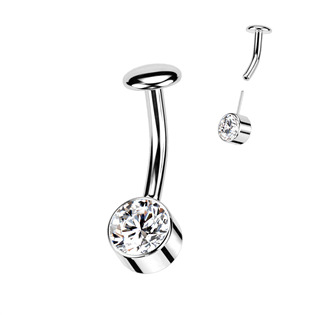 TIT1229-R PUSH IN piercingu do pupíku TITAN
