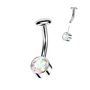 TIT1229-VM PUSH IN piercingu do pupíku TITAN