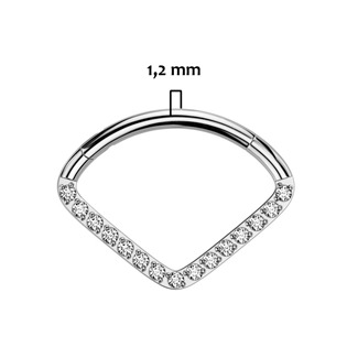 TIT1259-1210 Piercing septum / helix / cartilage TITAN