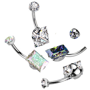 TIT1265-C Piercing do pupíku - TITAN