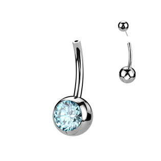 TIT1272-Q PUSH IN piercingu do pupíku TITAN