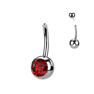 TIT1272-VM PUSH IN piercingu do pupíku TITAN