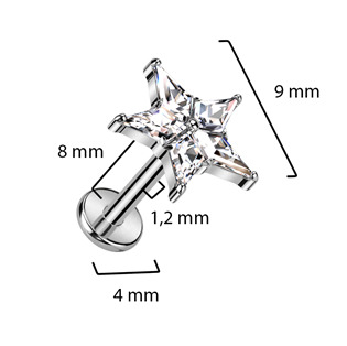 TIT1278-C Piercing do brady - labreta TITAN