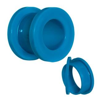 TN01071-03 Modrý akrylátový tunel do ucha