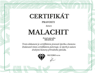 NB-1166 Dámský stříbrný náramek s malachitem