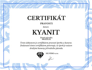 NB-5515-57 Stříbrný prsten s Kyanitem