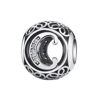 NB-8060-Y Stříbrný přívěšek korálek písmeno