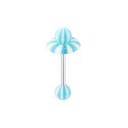 PJ01161-YW Piercing do jazyka s kroužkem