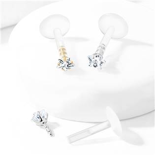 LB0030C-1206 BioFlex piercing do brady 1,2 x 6 mm, hvězdička