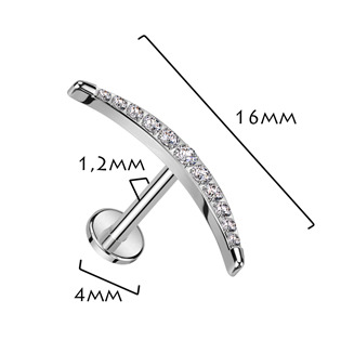 TIT1292-1208 Piercing do brady - labreta TITAN
