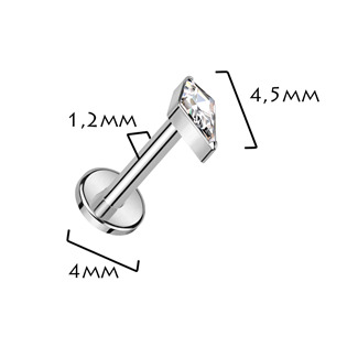 TIT1293-1206 Piercing do brady - labreta TITAN