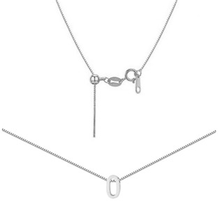 OPD0338-F Ocelový náhrdelník PÍSMENO