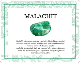 NB-1199 Dámský stříbrný náramek s malachitem