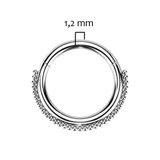 K1043-1208 Piercing segment kruh ozdobný