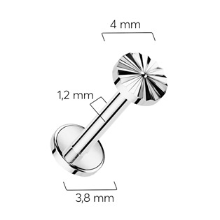 TIT1311-1208 Piercing do brady - labreta TITAN