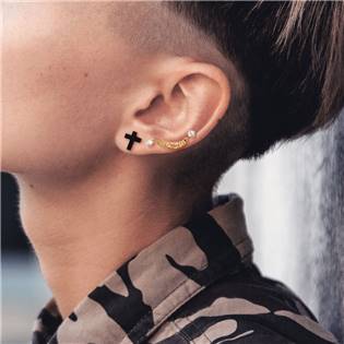 CP1064-C Cartilage piercing do ucha s řetízkem