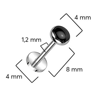 TIT1317 Piercing do brady - PUSH IN labreta TITAN