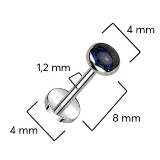 TIT1318 Piercing do brady - PUSH IN labreta TITAN