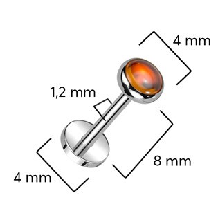TIT1321 Piercing do brady - PUSH IN labreta TITAN