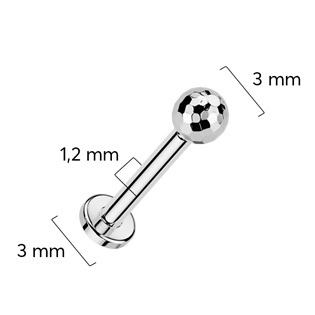 TIT1324 Piercing do brady - PUSH IN labreta TITAN