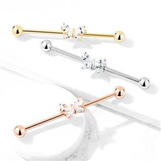 ID01031-ST Industrial piercing - motýlek