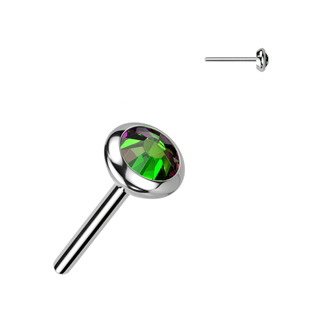 TIT1242VM-040 Kamínek k PUSH IN piercing do nosu TITAN, 4 mm zirkon