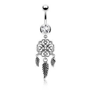 WP01114-C Piercing do pupíku - lapač snů