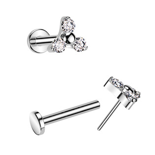 TIT1346-1208 Piercing do brady - PUSH IN labreta TITAN