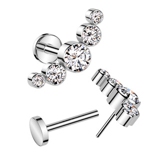 TIT1376 Piercing do brady - PUSH IN labreta TITAN