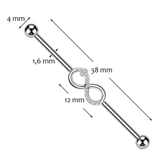 TIT1421 Industrial piercing TITAN nekonečno