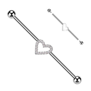 TIT1422 Industrial piercing TITAN srdíčko