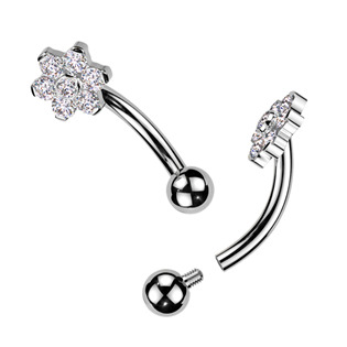TIT1439 Piercing do obočí TITAN