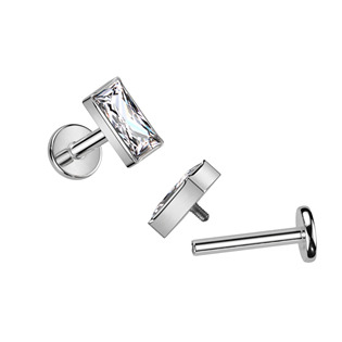 TIT1260-1206 Piercing do brady - labreta TITAN obdélník