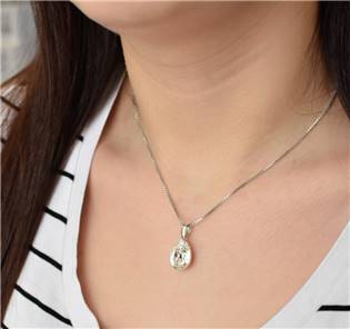 EG1174-CR Stříbrný přívěsek s krystaly Swarovski