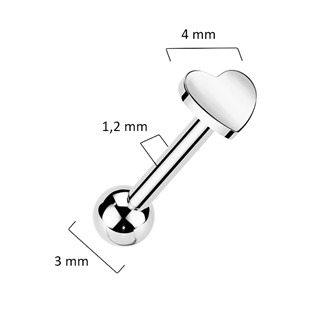 TIT1305-1206 Cartilage piercing TITAN