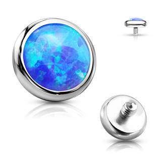 ND006-03OP22 Náhradní kamínek opál k labretě, průměr 3 mm