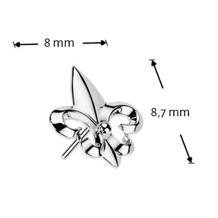 TIT1674 Ozdobná část k PUSH IN piercingu TITAN