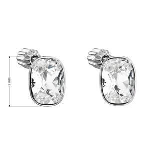 EG2690-CR Stříbrné náušnice s krystaly Crystals from Swarovski® CRYSTAL